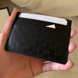 Men/women’s Gucci Leather Card Case wallet